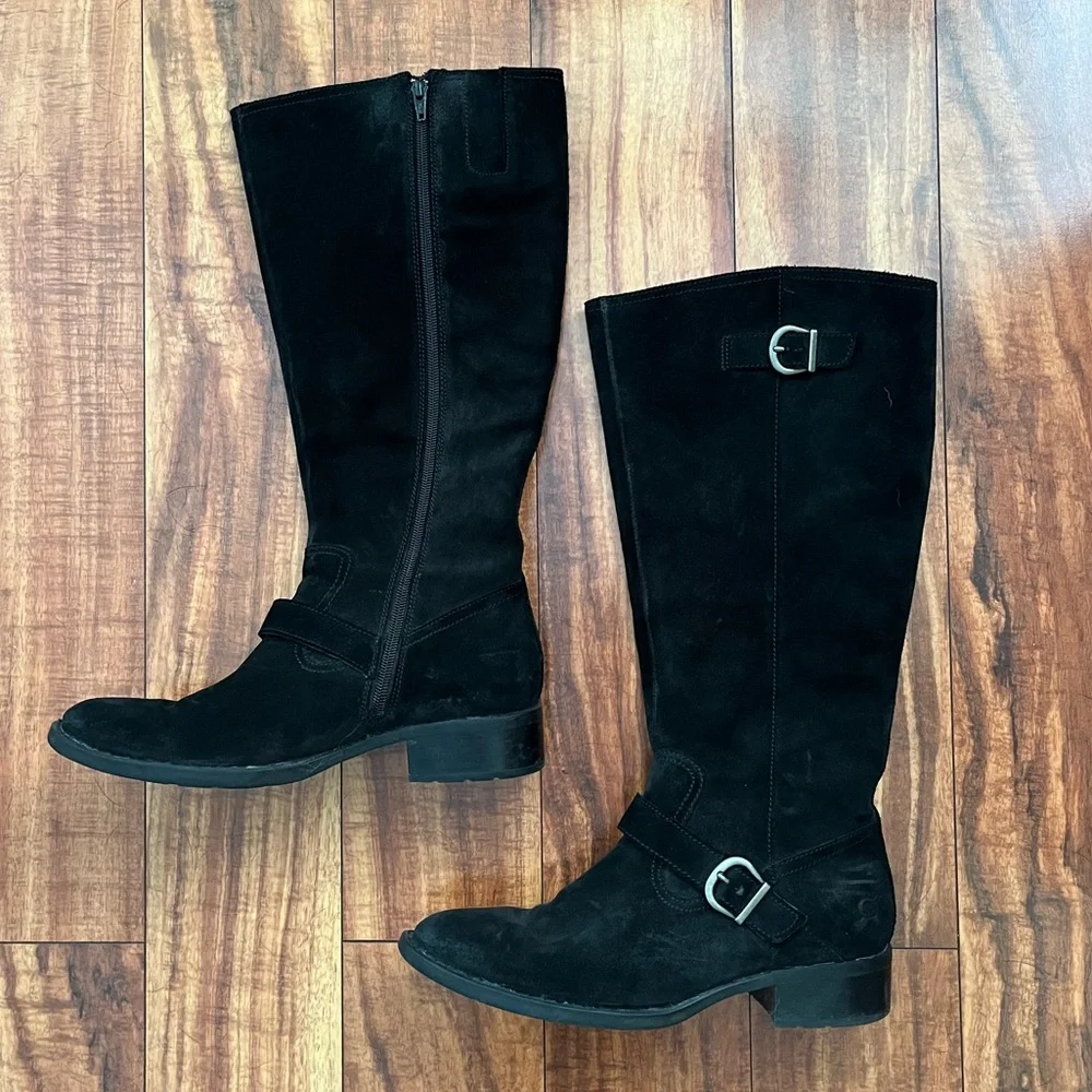 Born knee high boots with buckle detail